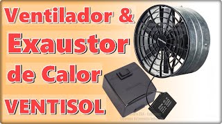 Como Fazer a Instalação Elétrica do Ventilador amp Exaustor de Calor Axial da Ventisol [upl. by Asuncion]