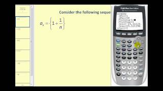 Sequences on the TI84 Graphing Calculator [upl. by Conrado]