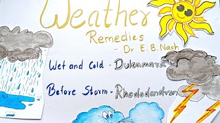 Dulcamara  Rhododendron  Weather Remedies by Dr E B Nash [upl. by Leiruh196]