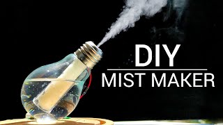 how to make humidifier at home  DIY ultrasonic mist maker [upl. by Adore]