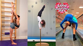 Gymnastics Flexibility and Contortion Skills TikTok Compilation 2024 valentinesday [upl. by Elatan]