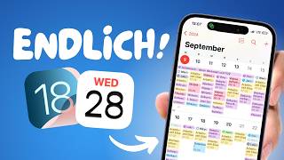 Diese neue Funktionen ÜBERSEHEN viele  Apple Kalender  IOS18 [upl. by Pippy312]