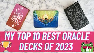 THE BEST ORACLE DECKS OF 2023 Ranking my Top 10 😱🏆 [upl. by O'Neil]