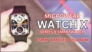 Microwear Watch X Full Review  45mm 11 Case AMOLED Display amp 2GB ROM 🔥 [upl. by Raines]