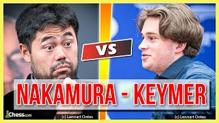 Hikaru Nakamura vs Vincent Keymer [upl. by Atilam]