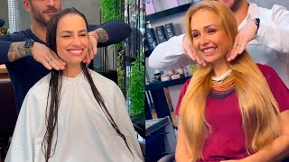 15 Extreme Long to Short Hair Cut Off  Top Hair Makeover Before and After [upl. by Vescuso]