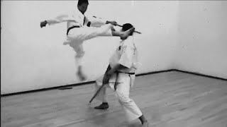 Shotokan Karate and Weapons fight demonstration [upl. by Ainsley]