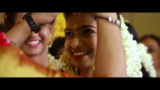 Beautiful Kerala Hindu Wedding Highlights  Maneesh amp Aswani by Cinema Maxx Wedding [upl. by Aihsatsan]