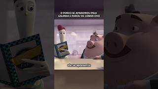 O porco se apaixonou pela galinha e parou de comer ovo filmes cartoon [upl. by Yhprum]