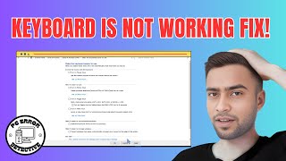 How to Fix Keyboard is not Working Problem on Windows 10 [upl. by Laveen]