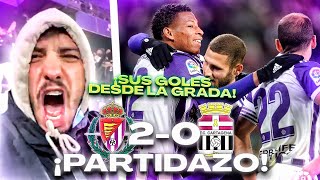 🔥🤯 ¡EL GOLAZO DE GONZALO PLATA DESDE LA GRADA ¡PARTIDAZO DEL REAL VALLADOLID 💜 VLOG SAMU GALICIA [upl. by Frisse338]