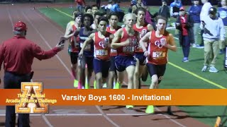 2023 TF  Arcadia Distance  1600 Boys Varsity Invite [upl. by Mckinney]