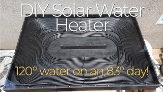 DIY Solar Water Heater Full Build [upl. by Anaed346]