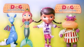 Doc Mcstuffins Melinda Mermaid Playset Toy Review [upl. by Ynnot128]