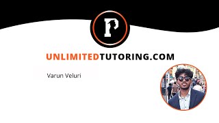 Meet the Tutors  Varun Veluri [upl. by Assyram870]