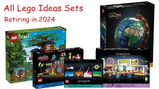 All Lego Ideas Sets Retiring 2024 [upl. by Atnad836]