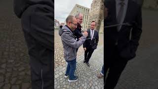 🎬 Fan Moment beim Münster Tatort Dreh mit Jan Josef Liefers und Axel Prahl 29032023 Tatort [upl. by Oilcareh]