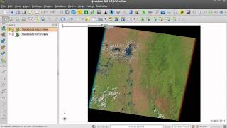 Using QGIS  Loading Landsat images [upl. by Navarro]