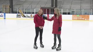 Free ice and roller skating at RiverWorks for winter recess [upl. by Litnahs]