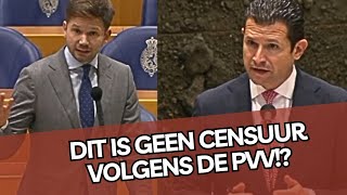 Bijzonder Gideon van Meijeren CONFRONTEERT de PVV met EUcensuur Voorzitter onderbreekt [upl. by Norm678]