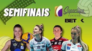 SEMIFINAIS DA SUPERLIGA FEMININA DEFINIDAS [upl. by Lyrahc997]