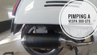 Updating my Vespa 300 gts [upl. by Friedlander]