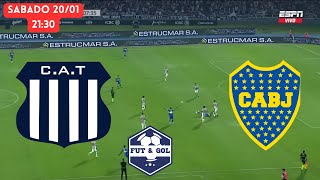 🔴 TALLERES DE CORDOBA  BOCA JUNIORS EN VIVO  FUT AND GOL [upl. by Buddy]