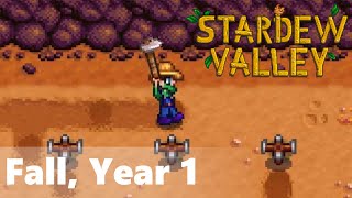 Stardew Valley  Fall Year 1 Supercut No Commentary [upl. by Ximenes]