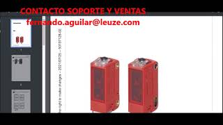 SENSOR LASER LEUZE DIFUSO SUPRECION DE FONDO LEUZE MEXICO 22 [upl. by Irec]