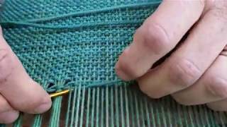 How to do hemstitching in the Rigid Heddle Loom [upl. by Benedix294]