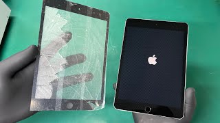 🇫🇷 Réparation vitre iPad Mini 4 ♻️VITRE UNIQUEMENT ♻️ APPLE [upl. by Nicoli]