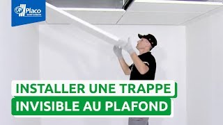 Comment poser une trappe de visite au plafond avec Gyptone® Trap  I Les Tutos Placo® [upl. by Ettennal]