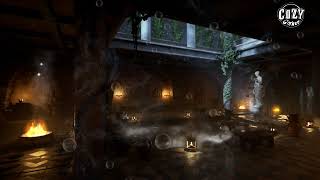 Ancient Roman Bath Ambience Relaxing Spa Sounds [upl. by Mead14]