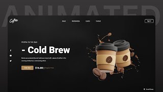 Animating Responsive Website Using HTML And CSS StepbyStep [upl. by Anem]