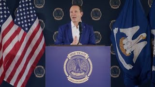 Louisiana Govelect Jeff Landry names first secretary shares inauguration details [upl. by Annairb]