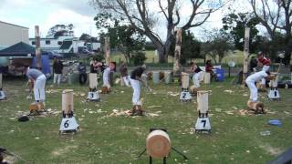 woodchopping at the Stratford AampP Show [upl. by Petulia207]