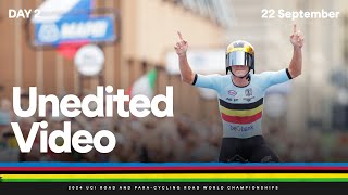 Day 2 Unedited Video  2024 UCI Road and Paracycling Road World Championships [upl. by Hirasuna]