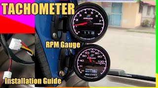 Greedy Tachometer RPM Gauge Installation Tutorial [upl. by Notsek]