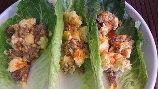 Breakfast Lettuce Wraps  Quick amp Healthy Recipe [upl. by Renzo]