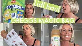 TOO GOOD TO GO GREGGS MAGIC BAG  LIDL FOOD HAUL  ICELAND BITS  HELLO FRESH DINNERS [upl. by Allehcram729]