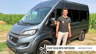 Fiat Ducato Electric und Diesel mit 9GangAutomatik MJ 2020 Update für die WohnmobilBasis [upl. by Edwards]