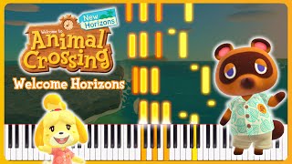 Welcome Horizons  Animal Crossing New Horizons  Piano  Sheet Music [upl. by Enamrahc]