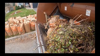 Fall Yard Waste GoPro POV [upl. by Pattani]