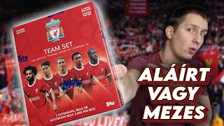 Topps Liverpool Team Set Doboz 202324  Bontás [upl. by Aruon]