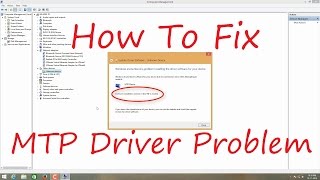 How To Fix MTP Driver Problem [upl. by Nereil]