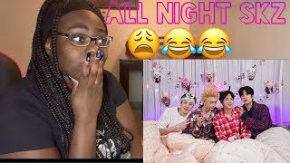 Stray Kids AllNight SKZ Ep01REACTION [upl. by Jauch490]