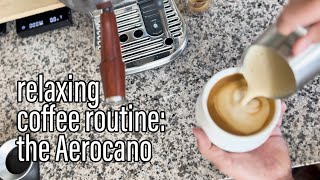 Aesthetic Coffee Routine the Aerocano [upl. by Modestine]