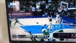 Buzzer Beater Jeron Teng  UST Growling Tigers vs DLSU Green Archers UAAP Season 75 [upl. by Euqinay]