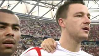 England National Anthem God Save The Queen  Beckham Terry Gerrard Lampard [upl. by Burdelle]