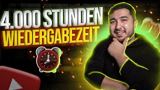 4000 STUNDEN WATCHTIME BEKOMMEN  MEHR WIEDERGABEZEIT auf YOUTUBE mit DIESEN TRICKS 100 SCHNELL [upl. by Cacka]